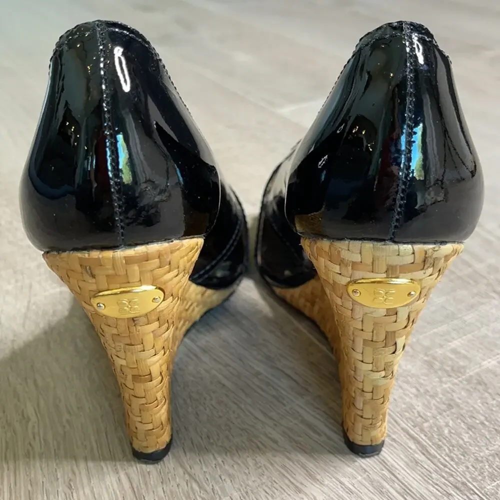 BCBGMaxAzria black patent